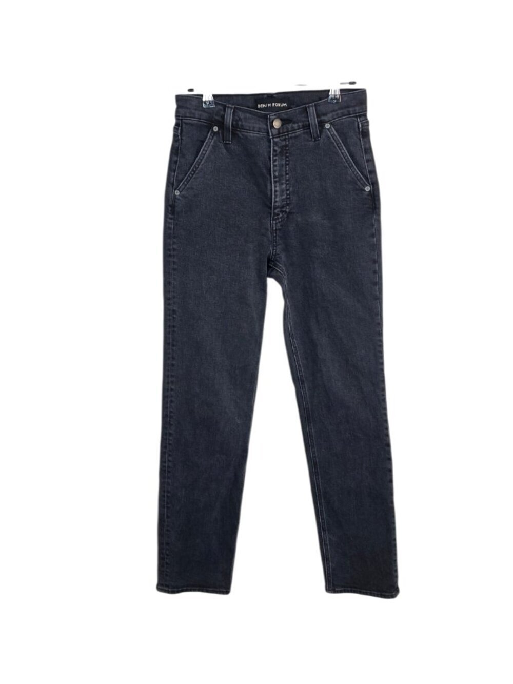 Aritzia Denim Forum The Arlo Hi-Rise Trouser Straight Jeans, Black, Size 26